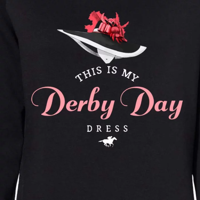 This Is My Derby Day Dress Womens California Wash Sweatshirt