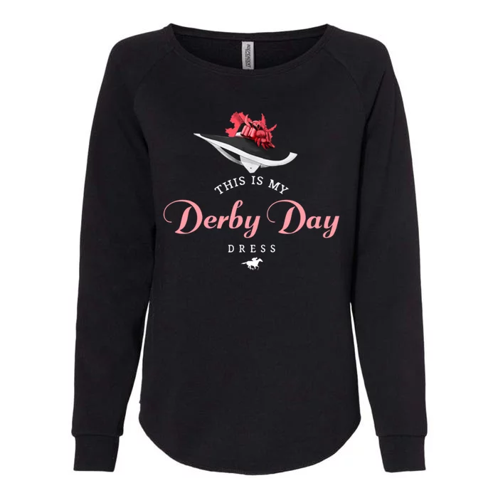 This Is My Derby Day Dress Womens California Wash Sweatshirt