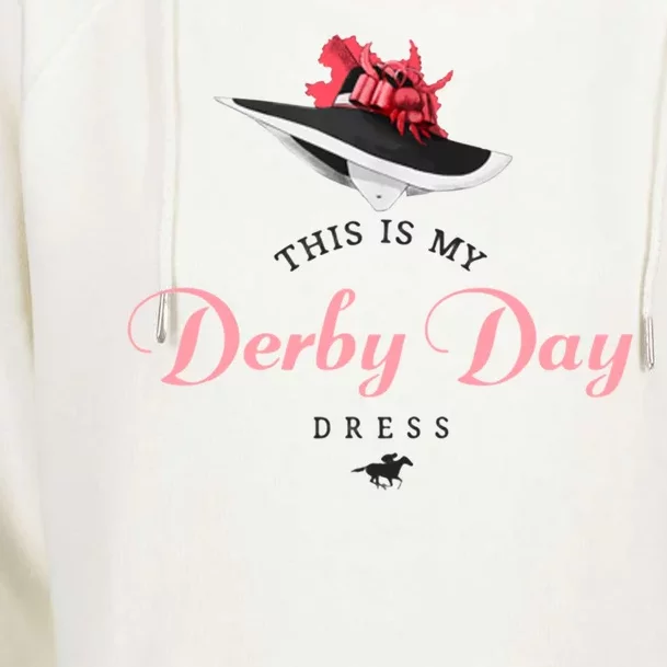 This Is My Derby Day Dress Womens Funnel Neck Pullover Hood