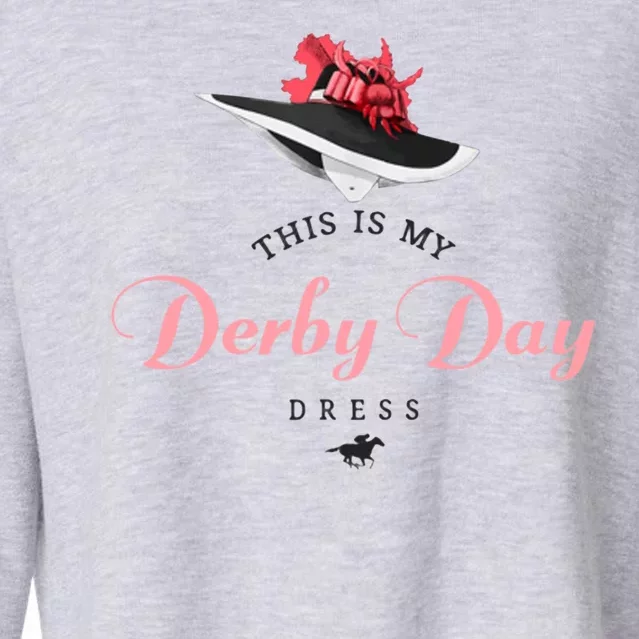 This Is My Derby Day Dress Cropped Pullover Crew