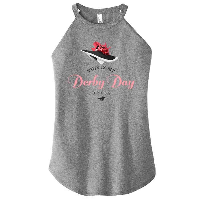 This Is My Derby Day Dress Women’s Perfect Tri Rocker Tank