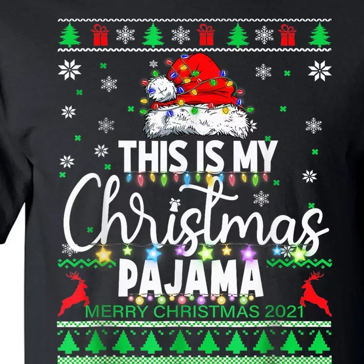 This Is My Christmas Pajama Shirt Lights  Wo Kid Tall T-Shirt