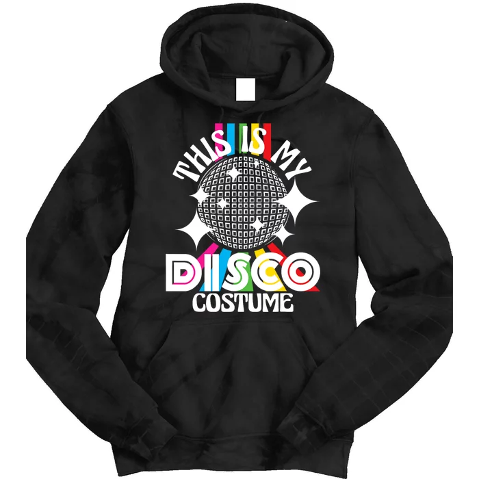 This Is My Disco Costume 1970s Funky Party 70s Groove Tie Dye Hoodie