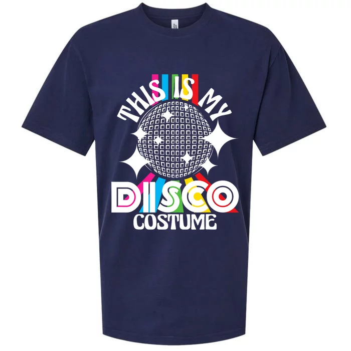 This Is My Disco Costume 1970s Funky Party 70s Groove Sueded Cloud Jersey T-Shirt