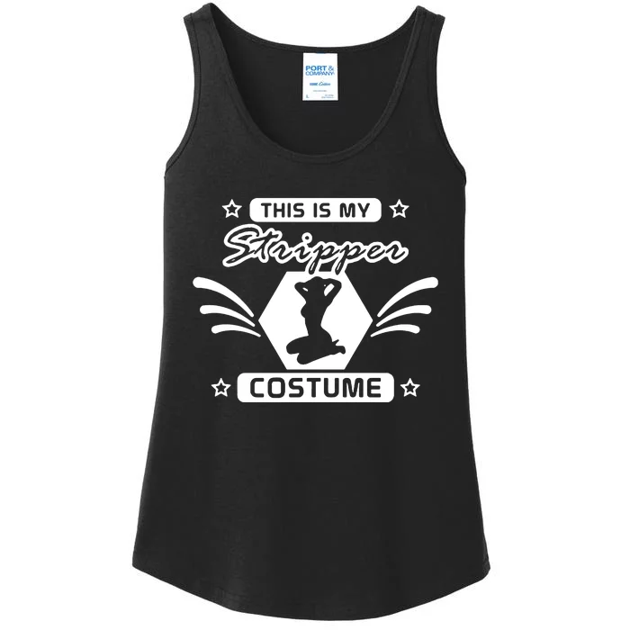 This Is My Stripper Costume Ladies Essential Tank