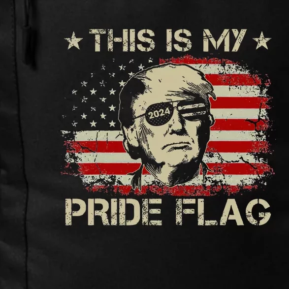 This Is My Pride Flag Trump 2024 American Flag Daily Commute Backpack