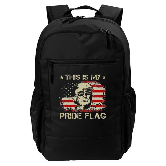 This Is My Pride Flag Trump 2024 American Flag Daily Commute Backpack