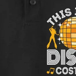 This Is My Disco Costume 70s 80s Party Outfit Halloween Dry Zone Grid Performance Polo