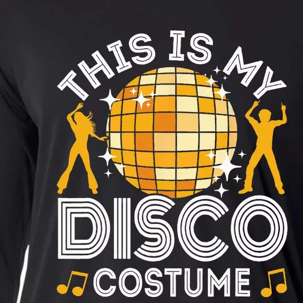 This Is My Disco Costume 70s 80s Party Outfit Halloween Cooling Performance Long Sleeve Crew