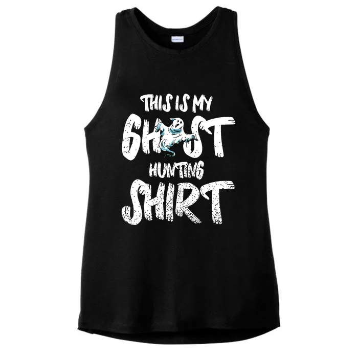 This Is My Ghost Hunting Ladies Tri-Blend Wicking Tank