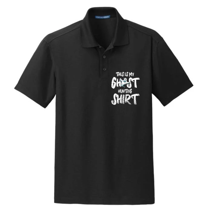 This Is My Ghost Hunting Dry Zone Grid Performance Polo