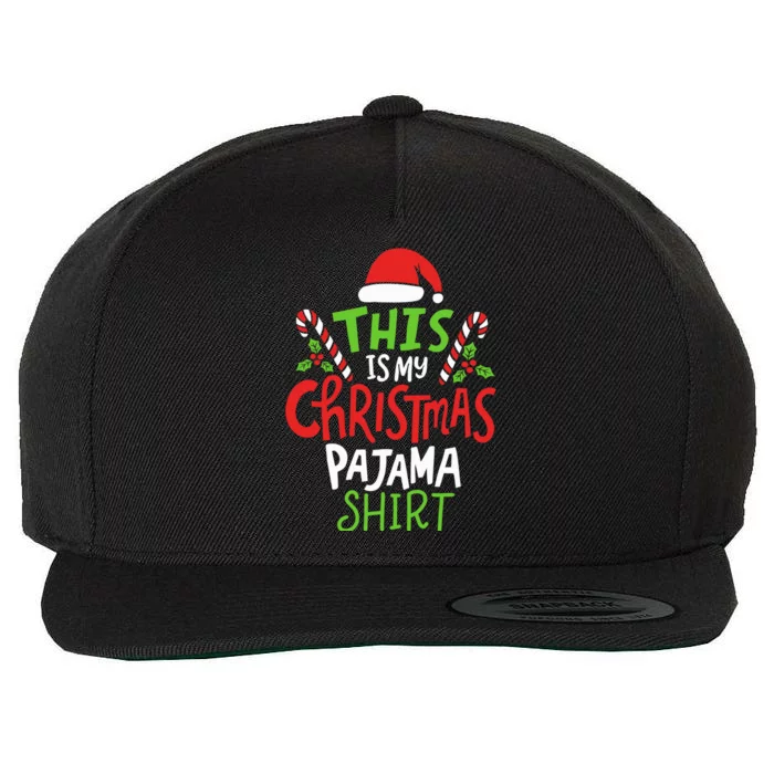 This Is My Christmas Pajama Wool Snapback Cap