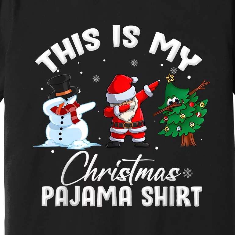 This Is My Christmas Pajama Funny Matching Family Premium T-Shirt