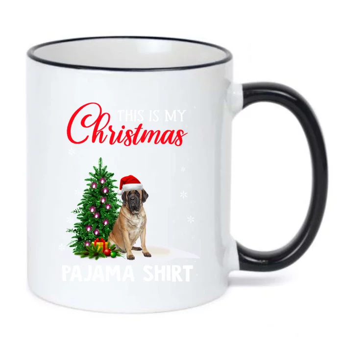 This Is My Christmas Pajama Mastiff Xmas Dog Lover Meaningful Gift Black Color Changing Mug