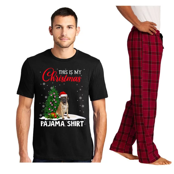 This Is My Christmas Pajama Mastiff Xmas Dog Lover Meaningful Gift Pajama Set