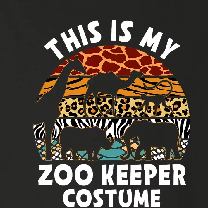 This Is My Zoo Keeper Costume Zoo Garden Animal Lover Keeper Toddler Long Sleeve Shirt