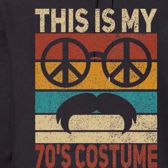 This Is My 70s Costume 70 Styles 70S Disco 1970s Outfit Premium Hoodie