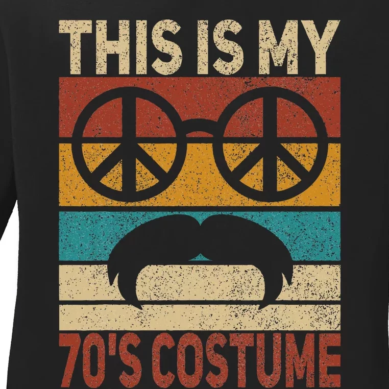 This Is My 70s Costume 70 Styles 70S Disco 1970s Outfit Ladies Long Sleeve Shirt