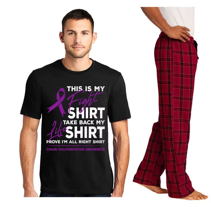 This Is My Fighgift Chiari Malformation Awareness Ribbon Great Gift Pajama Set