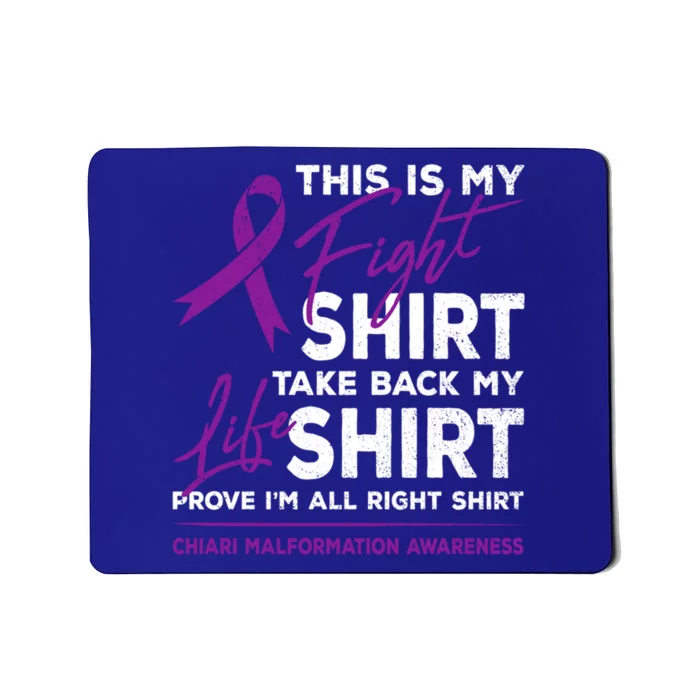 This Is My Fighgift Chiari Malformation Awareness Ribbon Great Gift Mousepad