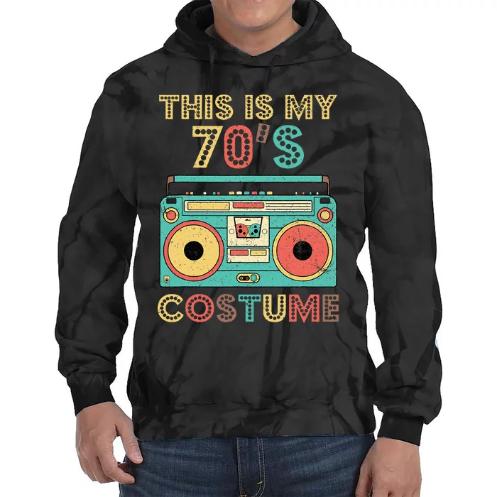 This Is My 70s Costume  1970s Retro 70s Party Tie Dye Hoodie