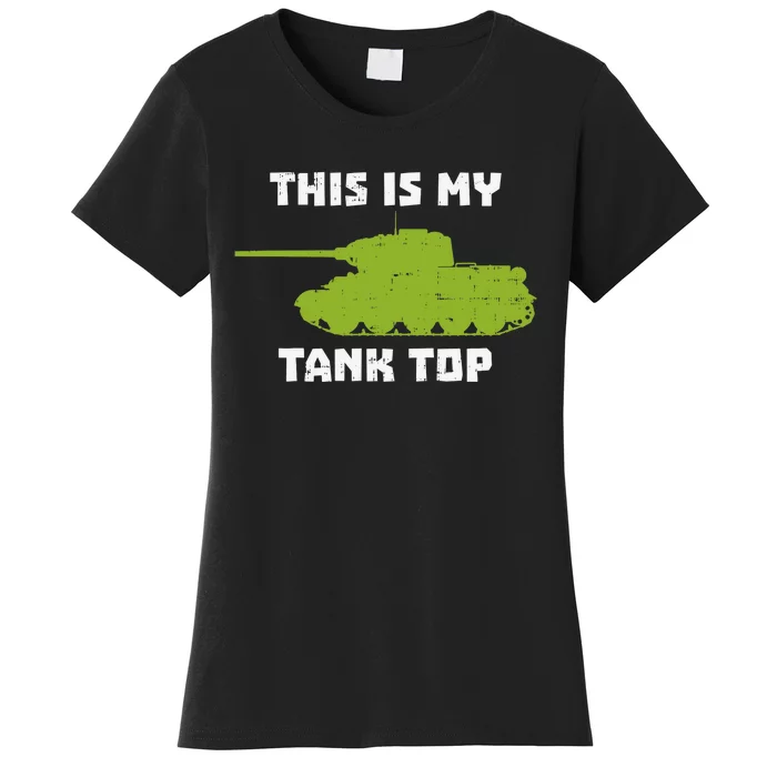 This Is My Tank Top Funny Military Army Women's T-Shirt