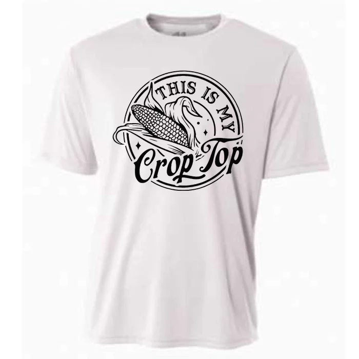 This Is My Crop Top Corn Lover Funny Farmer Farming Cooling Performance Crew T-Shirt