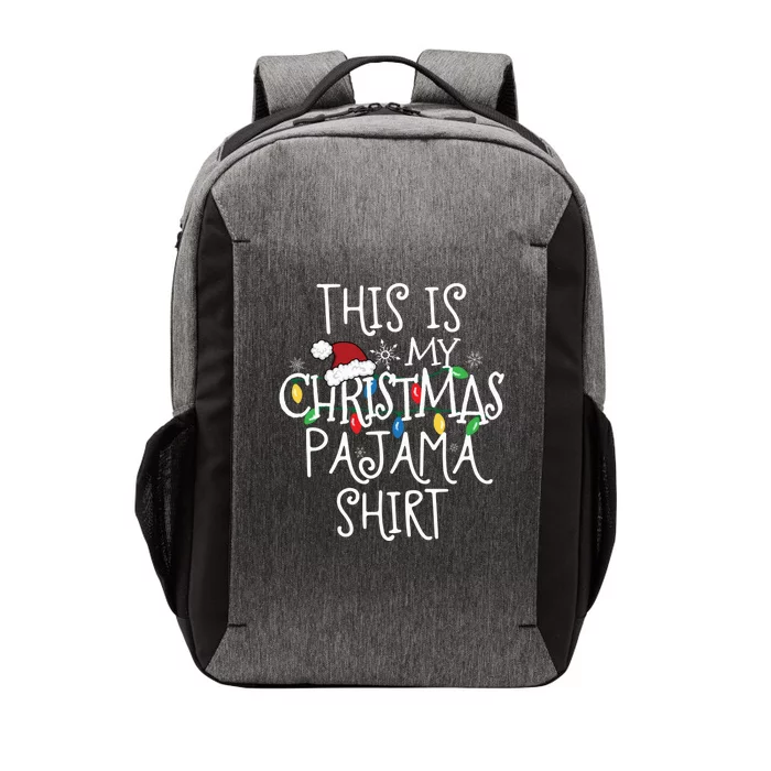 This Is My Christmas Pajama Shirt Vector Backpack