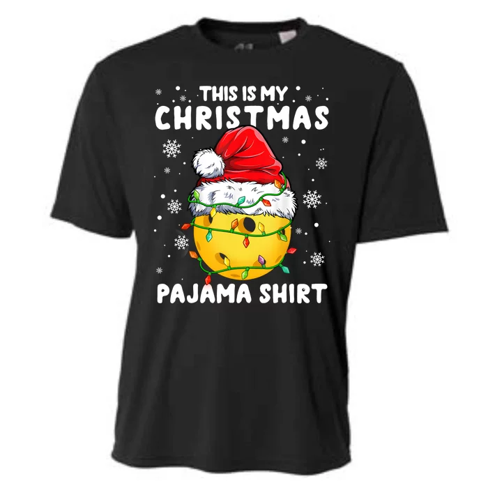 This Is My Christmas Pickleball Pajama Cooling Performance Crew T-Shirt