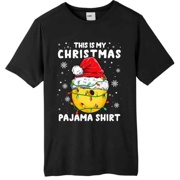 This Is My Christmas Pickleball Pajama ChromaSoft Performance T-Shirt