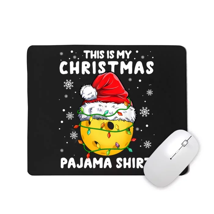 This Is My Christmas Pickleball Pajama Mousepad