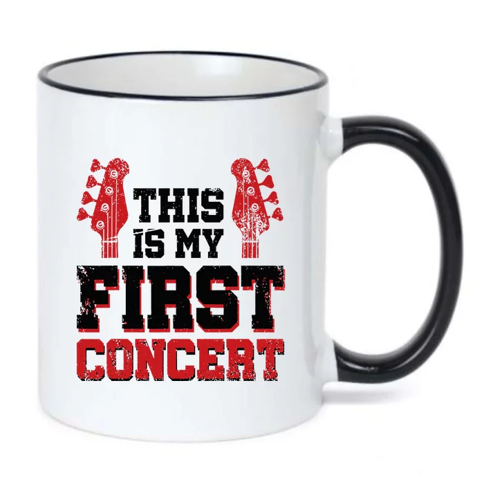 This Is My First Concert Black Color Changing Mug