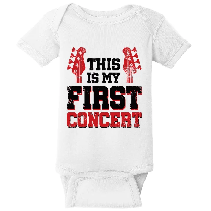 This Is My First Concert Baby Bodysuit