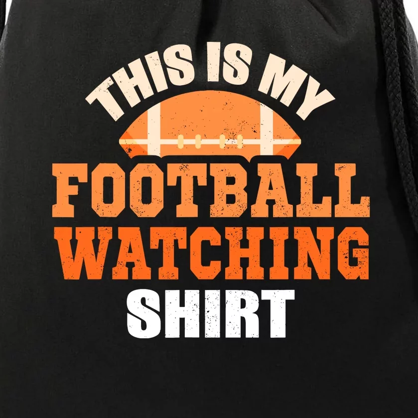 This Is My Watching Football Drawstring Bag