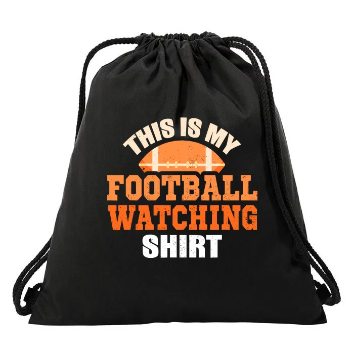 This Is My Watching Football Drawstring Bag