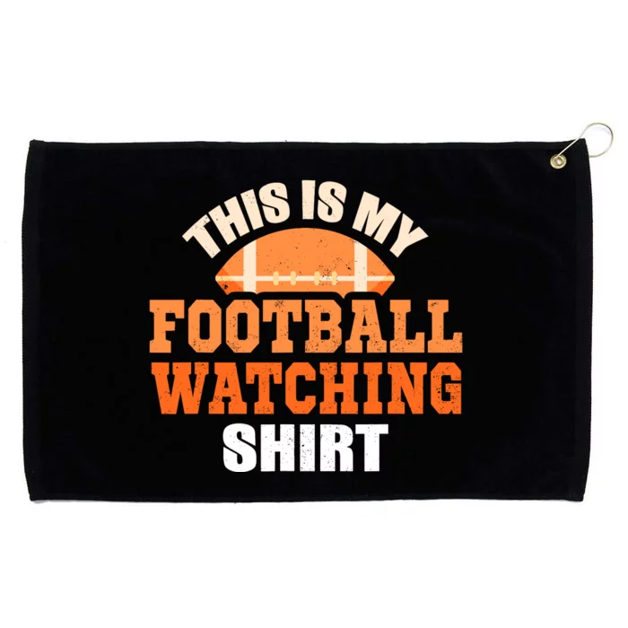 This Is My Watching Football Grommeted Golf Towel