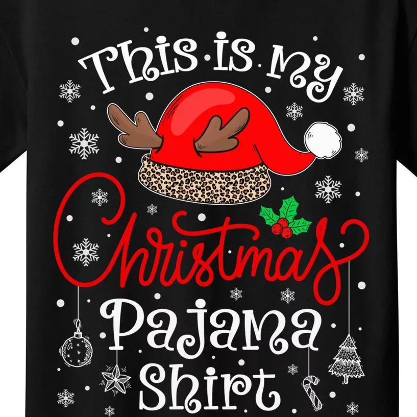 This Is My Christmas Pajama Xmas Matching Family Christmas Kids T-Shirt