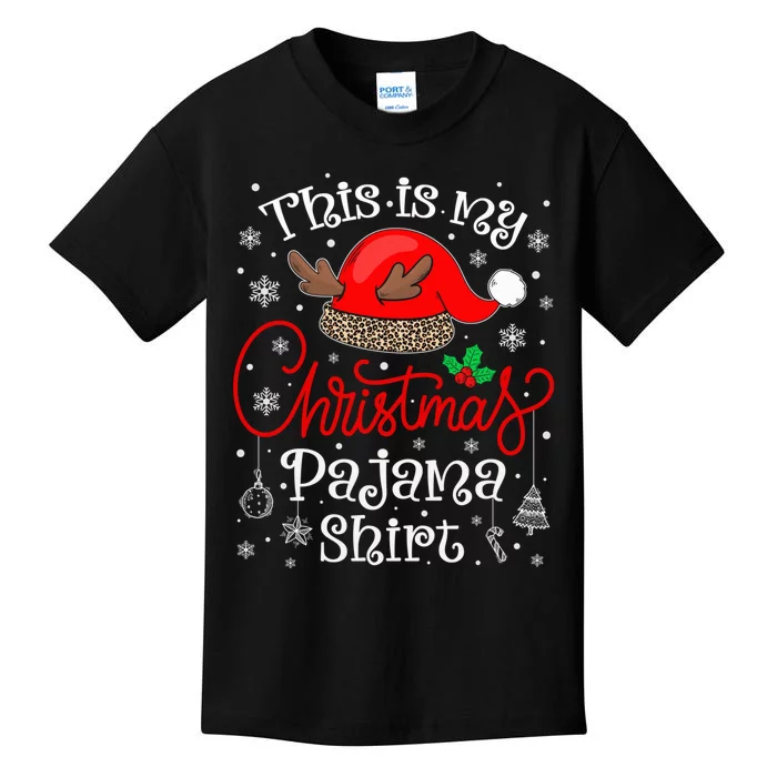 This Is My Christmas Pajama Xmas Matching Family Christmas Kids T-Shirt