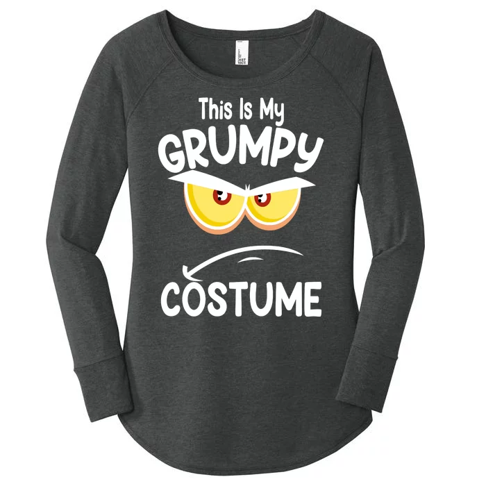 This Is My Grumpy Costume Funny Halloween Women's Perfect Tri Tunic Long Sleeve Shirt