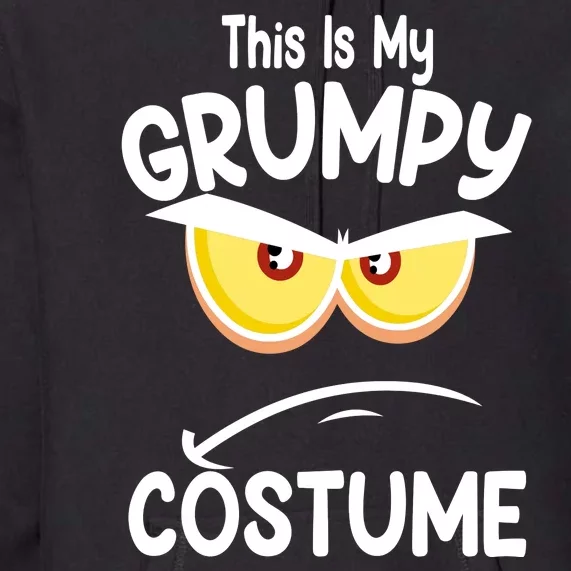 This Is My Grumpy Costume Funny Halloween Premium Hoodie