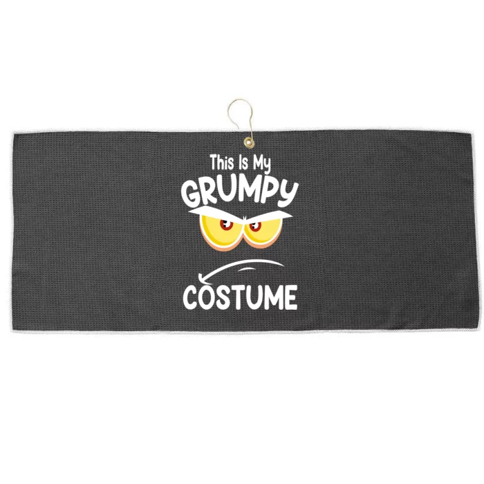 This Is My Grumpy Costume Funny Halloween Large Microfiber Waffle Golf Towel