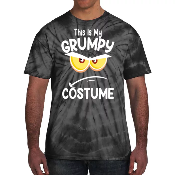 This Is My Grumpy Costume Funny Halloween Tie-Dye T-Shirt