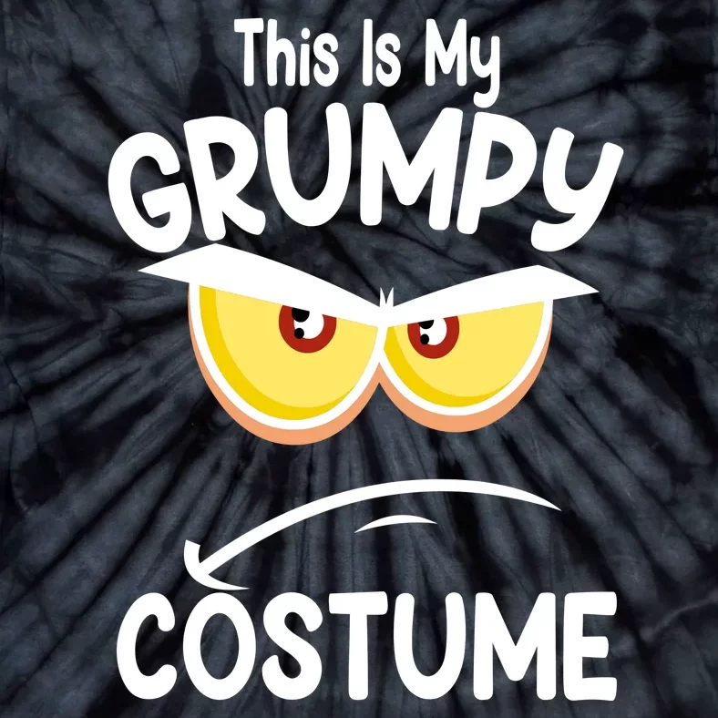 This Is My Grumpy Costume Funny Halloween Tie-Dye T-Shirt