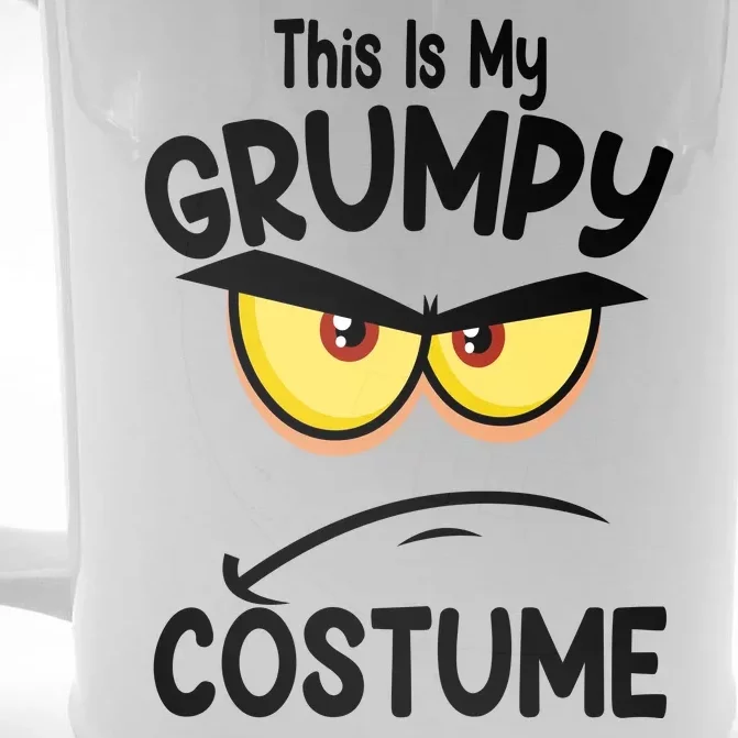 This Is My Grumpy Costume Funny Halloween Front & Back Beer Stein