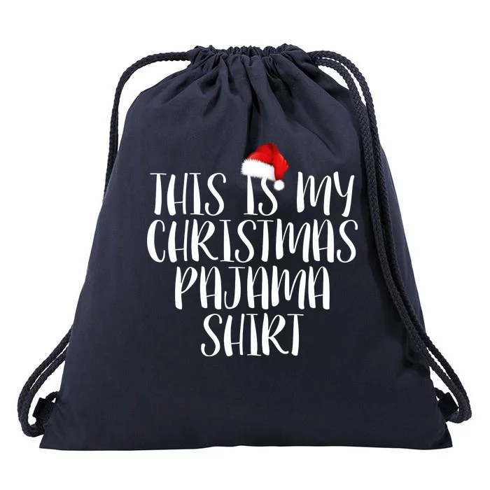 This Is My Christmas Pajama Shirt Drawstring Bag