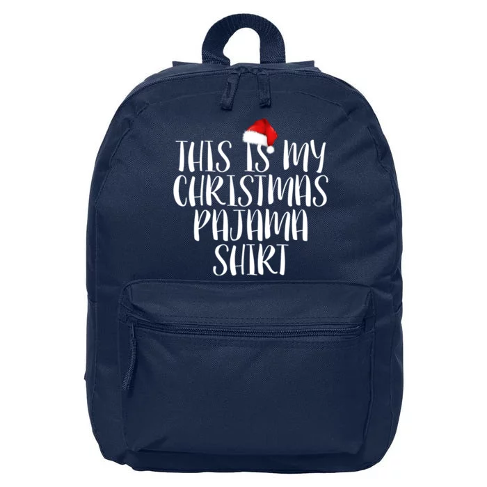 This Is My Christmas Pajama Shirt 16 in Basic Backpack