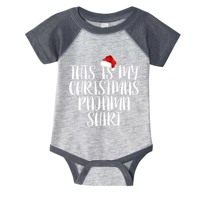 This Is My Christmas Pajama Shirt Infant Baby Jersey Bodysuit