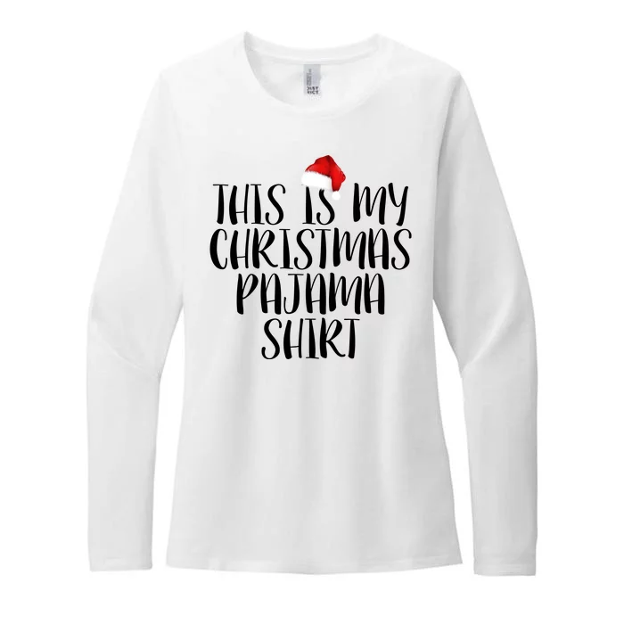 This Is My Christmas Pajama Shirt Womens CVC Long Sleeve Shirt