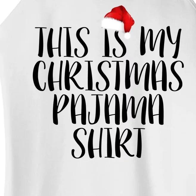 This Is My Christmas Pajama Shirt Women’s Perfect Tri Rocker Tank