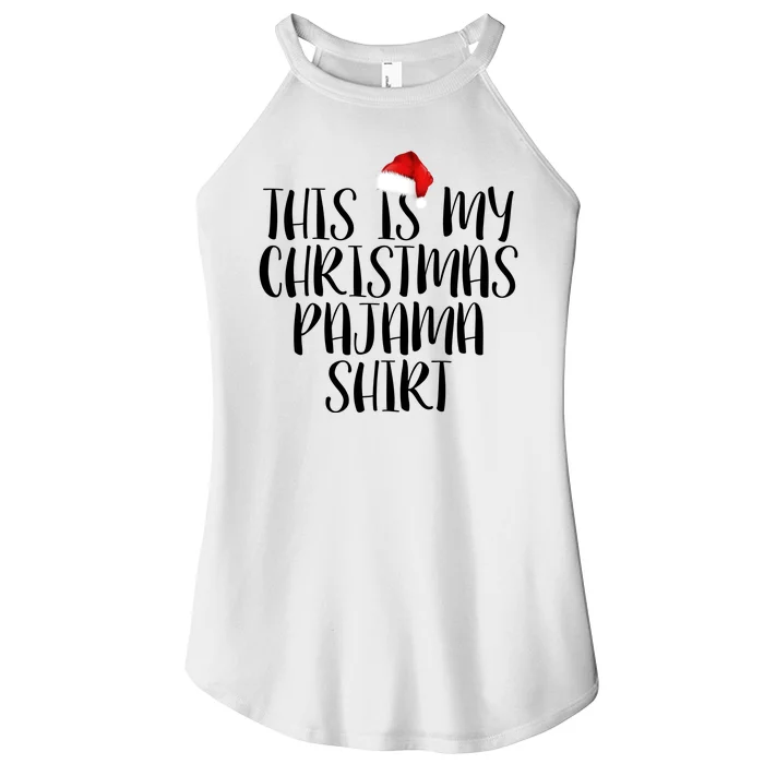 This Is My Christmas Pajama Shirt Women’s Perfect Tri Rocker Tank